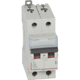 DX3 Kismegszakító 2P D 6A 6kA 408027