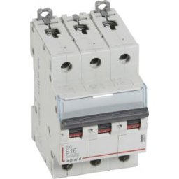DX3 Kismegszakító 3P B 16A 10kA/16kA 408991