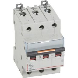 DX3 Kismegszakító 3P B 20A 25kA 409730
