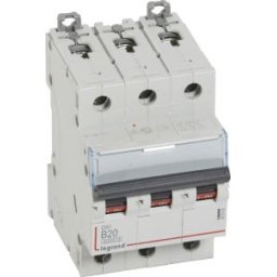 DX3 Kismegszakító 3P B 20A 6kA 407562