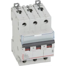 DX3 Kismegszakító 3P B 63A 10kA/16kA 408997