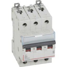 DX3 Kismegszakító 3P B 6A 10kA/16kA 408988