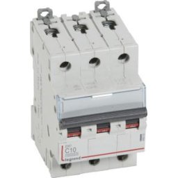 DX3 Kismegszakító 3P C 10A 10kA/16kA 409252