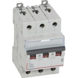 DX3 Kismegszakító 3P C 20A 10kA/16kA 409255