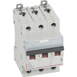 DX3 Kismegszakító 3P C 3A 10kA/16kA 409249