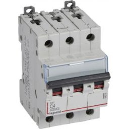 DX3 Kismegszakító 3P C 4A 10kA/16kA 409250