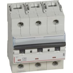 DX3 Kismegszakító 3P C 80A 10kA/16kA 408662