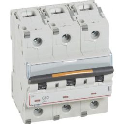 DX3 Kismegszakító 3P C 80A 25kA 409788