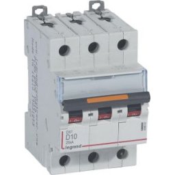 DX3 Kismegszakító 3P D 10A 25kA 409832