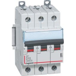 DX3 Kismegszakító 3P D 10A 6kA 408087