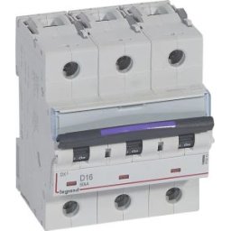 DX3 Kismegszakító 3P D 16A 50kA 410213