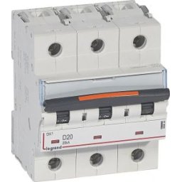 DX3 Kismegszakító 3P D 20A 25kA 409834
