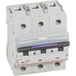 DX3 Kismegszakító 3P D 20A 50kA 410214