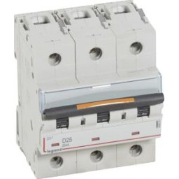 DX3 Kismegszakító 3P D 25A 25kA 409835