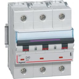 DX3 Kismegszakító 3P D 40A 50kA 410217