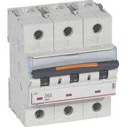 DX3 Kismegszakító 3P D 63A 25kA 409839
