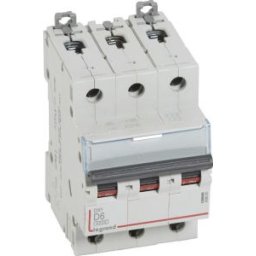 DX3 Kismegszakító 3P D 6A 6kA 408085