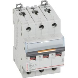 DX3 Kismegszakító 3P mA 1.6A 25kA 409876