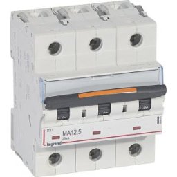 DX3 Kismegszakító 3P mA 12.5A 25kA 409881