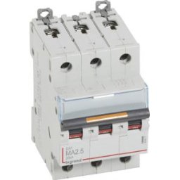 DX3 Kismegszakító 3P mA 2.5A 25kA 409877