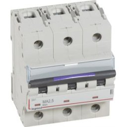 DX3 Kismegszakító 3P mA 2.5A 50kA 410247