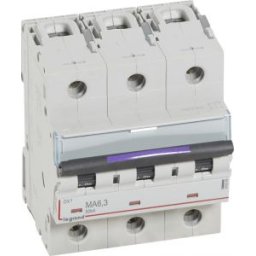 DX3 Kismegszakító 3P mA 6.3A 50kA 410249