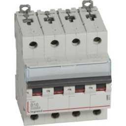 DX3 Kismegszakító 4P B 16A 10kA/16kA 409065
