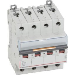 DX3 Kismegszakító 4P B 25A 25kA 409744