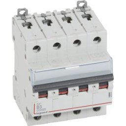 DX3 Kismegszakító 4P B 3A 10kA/16kA 409060