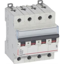 DX3 Kismegszakító 4P B 50A 10kA/16kA 409070
