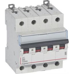 DX3 Kismegszakító 4P B 6A 10kA/16kA 409062