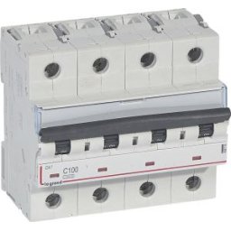 DX3 Kismegszakító 4P C 100A 10kA/16kA 408704