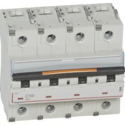 DX3 Kismegszakító 4P C 100A 25kA 409802