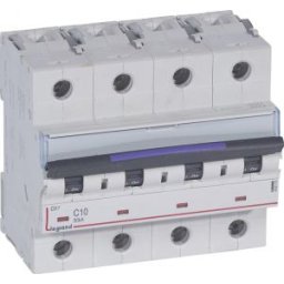DX3 Kismegszakító 4P C 10A 50kA 410173