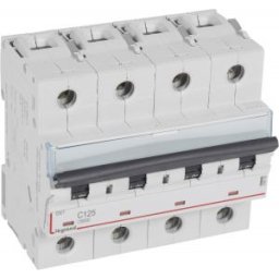 DX3 Kismegszakító 4P C 125A 10kA/16kA 408705