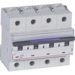 DX3 Kismegszakító 4P C 16A 50kA 410174