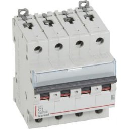 DX3 Kismegszakító 4P C 1A 10kA/16kA 409329
