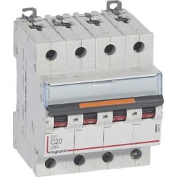 DX3 Kismegszakító 4P C 20A 25kA 409795