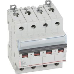 DX3 Kismegszakító 4P C 25A 10kA/16kA 409338