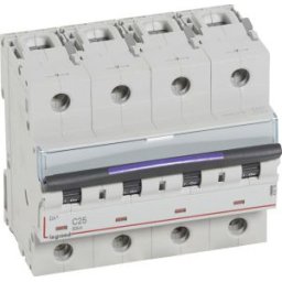 DX3 Kismegszakító 4P C 25A 50kA 410176