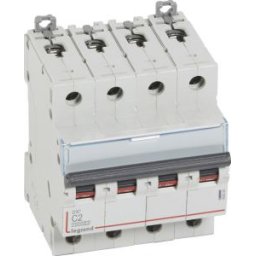 DX3 Kismegszakító 4P C 2A 10kA/16kA 409330