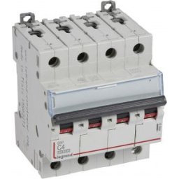 DX3 Kismegszakító 4P C 4A 10kA/16kA 409332