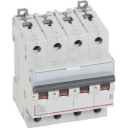 DX3 Kismegszakító 4P C 50A 10kA/16kA 409341