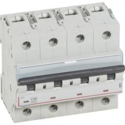 DX3 Kismegszakító 4P C 80A 10kA/16kA 408703