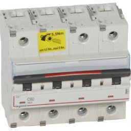 DX3 Kismegszakító 4P C 80A 36kA 410041
