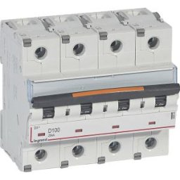 DX3 Kismegszakító 4P D 100A 25kA 409854