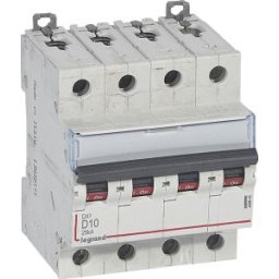 DX3 Kismegszakító 4P D 10A 25kA 409845