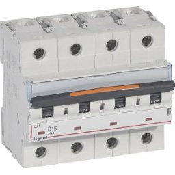 DX3 Kismegszakító 4P D 16A 25kA 409846