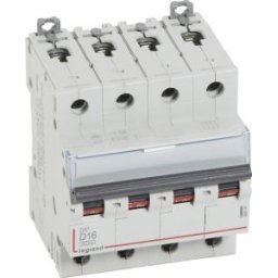 DX3 Kismegszakító 4P D 16A 6kA 408147