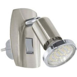 Fali lámpa szatén nikkel/króm konnektor 1x2,5W Mini4 EGLO92924